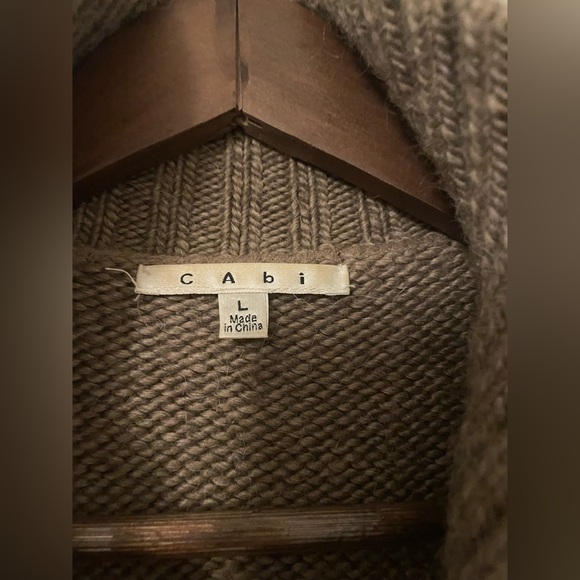 CAbi Faux Fur Angora Wool Blend Zip Up Cabincore Fuzzy Sweater Vest - Picture 3 of 5